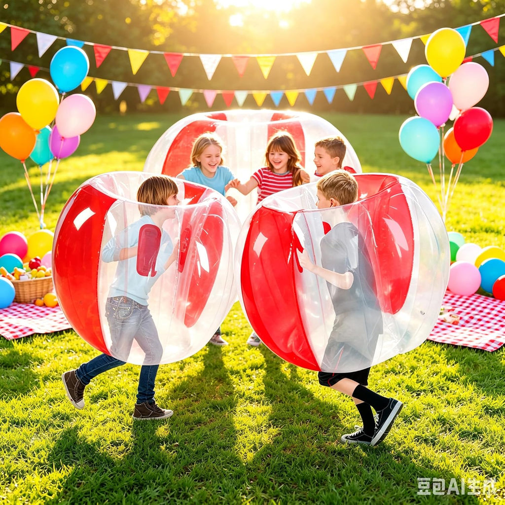 ZHUYNXIR 2 piezas de pelotas Sumo para niños, pelotas de parachoques para niños, pelota Sumo para niños, pelota de juego de césped para niños para juegos de equipo al aire libre para 3+ años (36