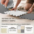 bemaxx - Juego de alfombrillas de gimnasio de espuma EVA entrelazadas para
