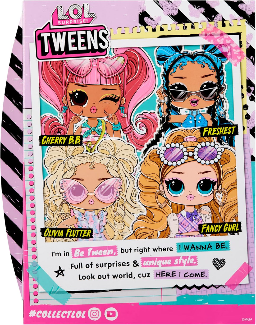 Muñeca central LOL Surprise Tweens - Olivia Flutter