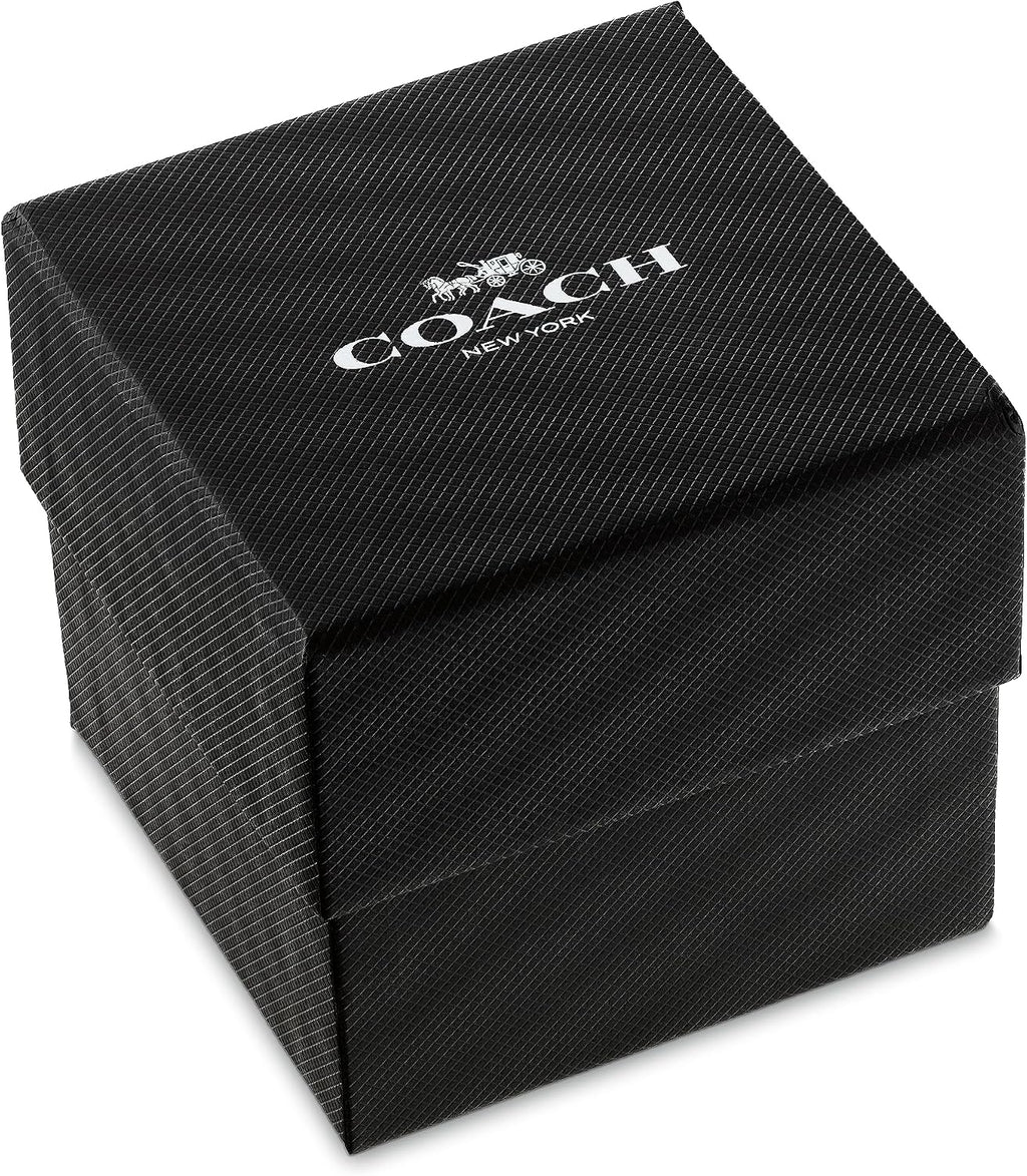 Coach Sammy Women’s - Reloj de Cuarzo 2H - Correa de Cuero de Vitela - Resistente al Agua hasta 3 ATM/30 Metros - Regalo para Ella - Diseño Moderno - Perfecto para Uso Diario - 22.5 mm