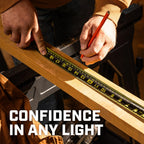 Cinta métrica Crescent Lufkin de 25 pies SHOCKFORCE NITE EYE magnética | LM1325B-02