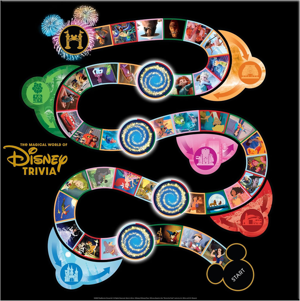 Disney Trivia Juegos de mesa para noche familiar, juegos de viaje