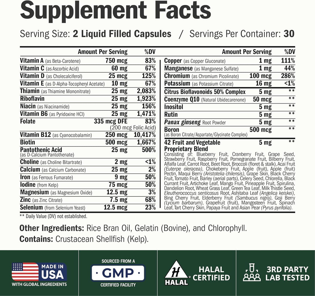 Multivitamínico para hombres \u2013 Multivitamínicos y multimineral...
