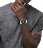 Tommy Hilfiger - Relojes de cuarzo de acero inoxidable para hombre