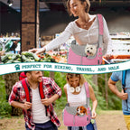 PetAmi - Transportador para perros pequeños, manos libres, color rosa