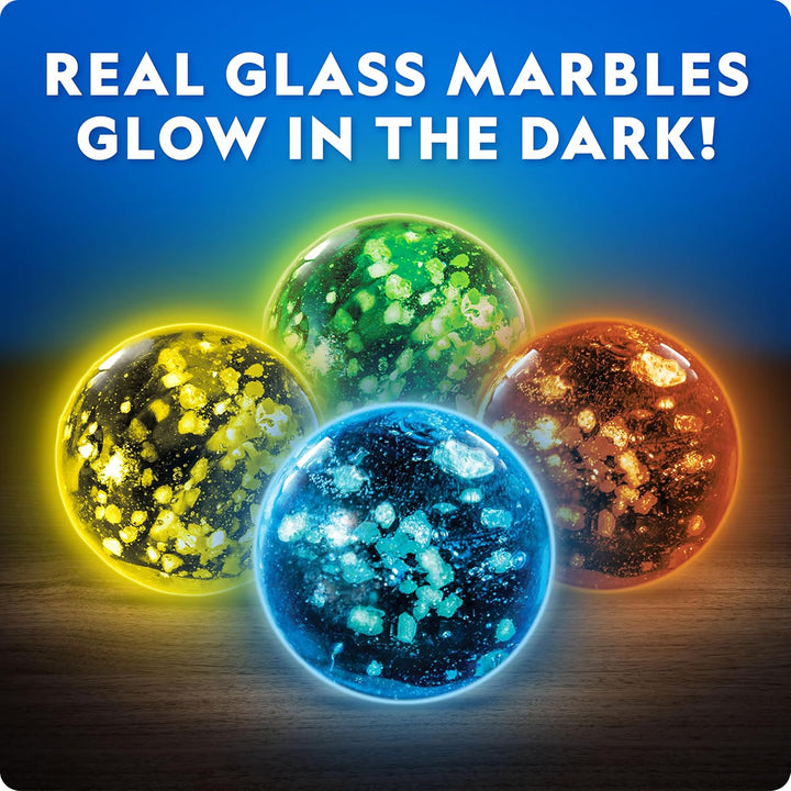 NATIONAL GEOGRAPHIC Glowing Marble Run - Juego de construcción de 2...