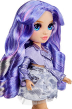 Rainbow High Pretty in Paris Fashion - Violet Willow (púrpura), muñeca de moda arcoíris de 11 pulgadas con atuendo, bolso elegante, regalo de juguete para niñas de 4 a 12 años