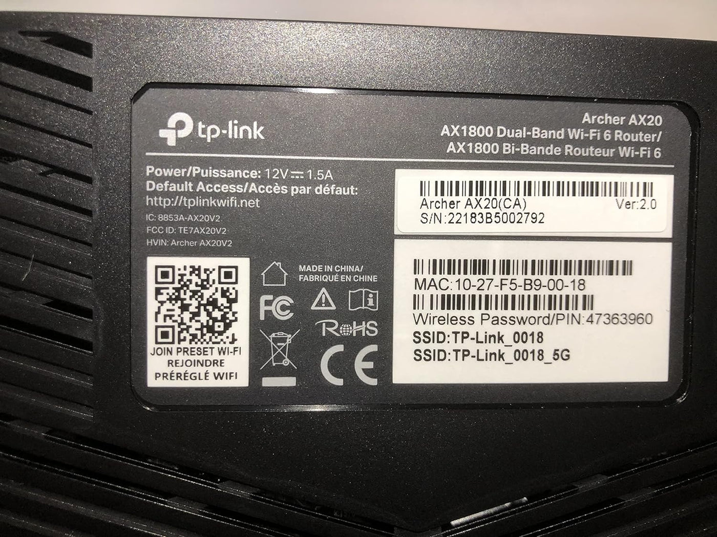 TP-Link Enrutador WiFi 6 AX1800 - Enrutador WiFi inteligente (Arche...