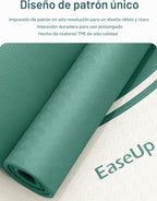 EaseUp Tapete de yoga de 0.394 in de grosor, 73 x 31.5 pulgadas, extra
