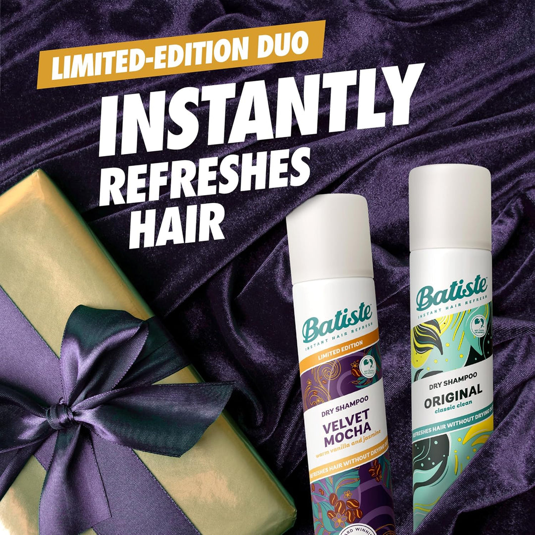 Batiste Champú Seco Edición Limitada Set de Regalo Navideño Dúo, Mo...