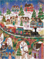 Galison - Twinkletown Express - Rompecabezas de 1000 piezas con papel de