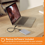 WD 5TB My Passport Ultra para Mac Silver, Disco duro externo portát...