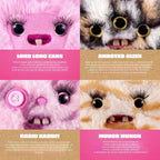 Fuggler Baby Baddies - Llaveros de felpa de 5 pulgadas (paquete de 6) por
