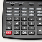 Amazon Basics Calculadora de impresión con pantalla LCD de 12 dígitos, máquina de adición con impresión térmica para negocios e impuestos, escritorio, negro