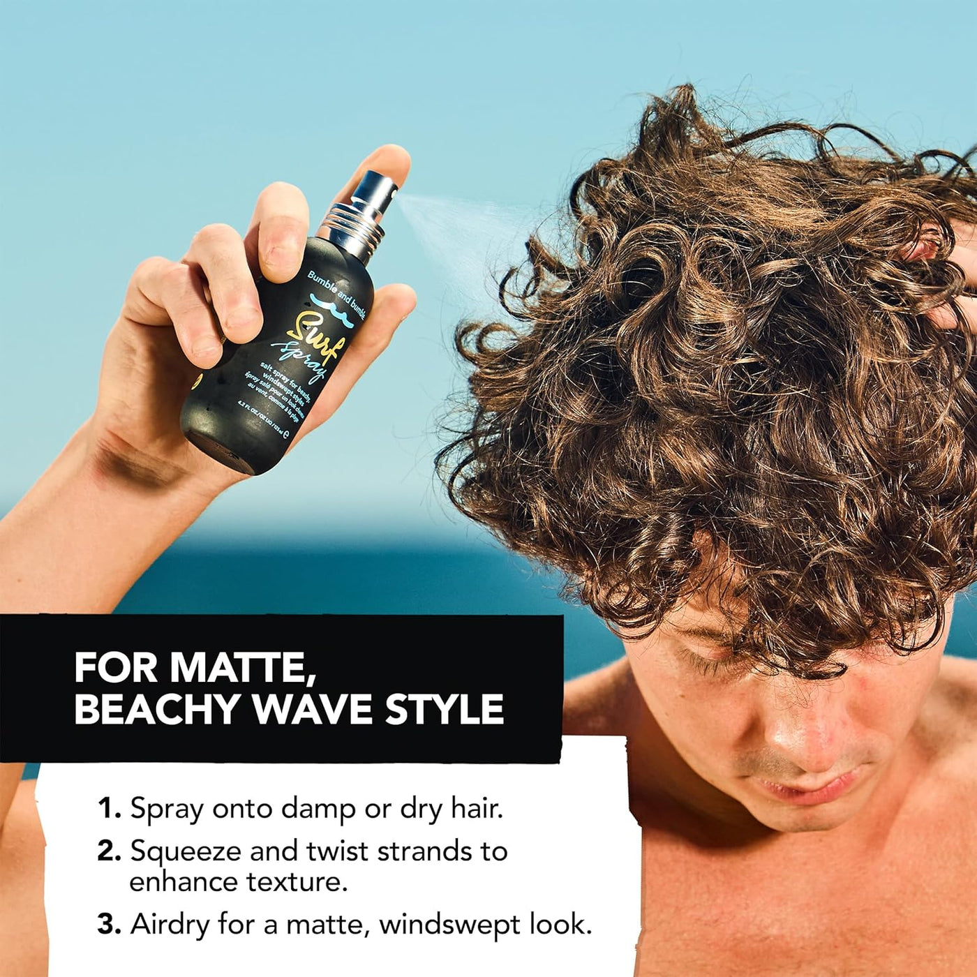 Bumble and bumble. Surf Sea Salt Spray | Voluminizante | Añade text...