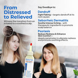 Dermasolve Aceite de psoriasis y caspa, aprobado por dermatólogos p...