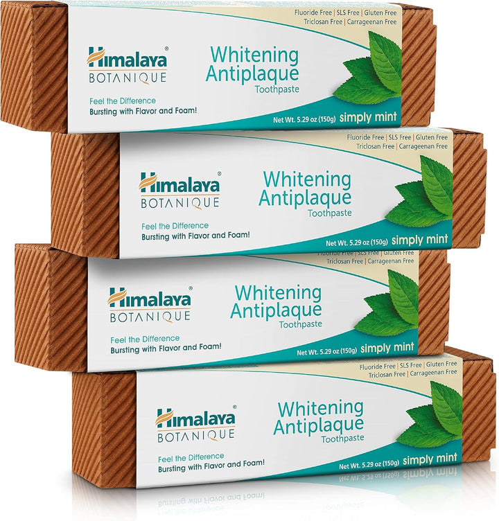 Himalaya Botanique Pasta dental blanqueadora de cuidado completo, b...