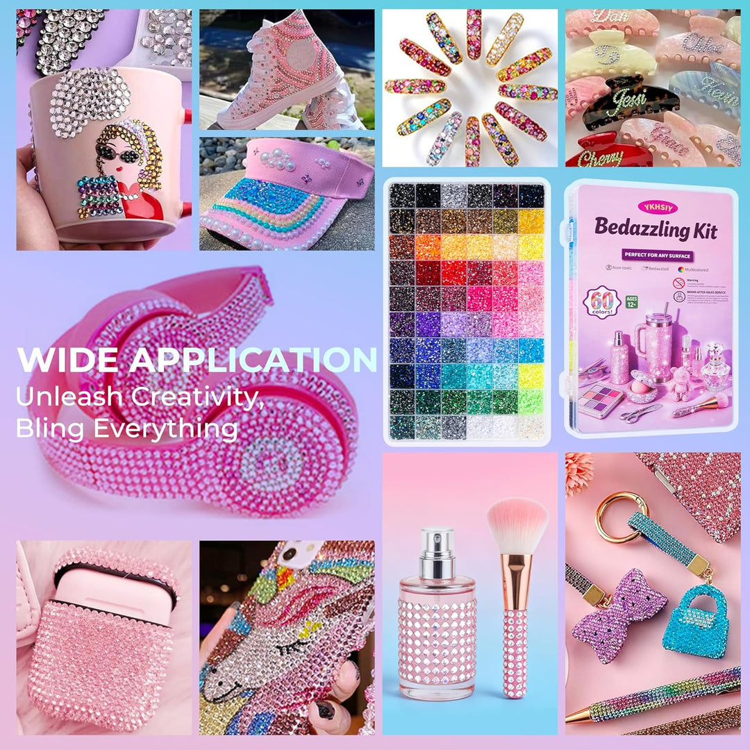 Bedazzling Kit de 48000 piezas de diamantes de imitación de resina...