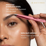 Beauty Power Pinzas Inclinadas Profesionales de Ultra-Precisión par...
