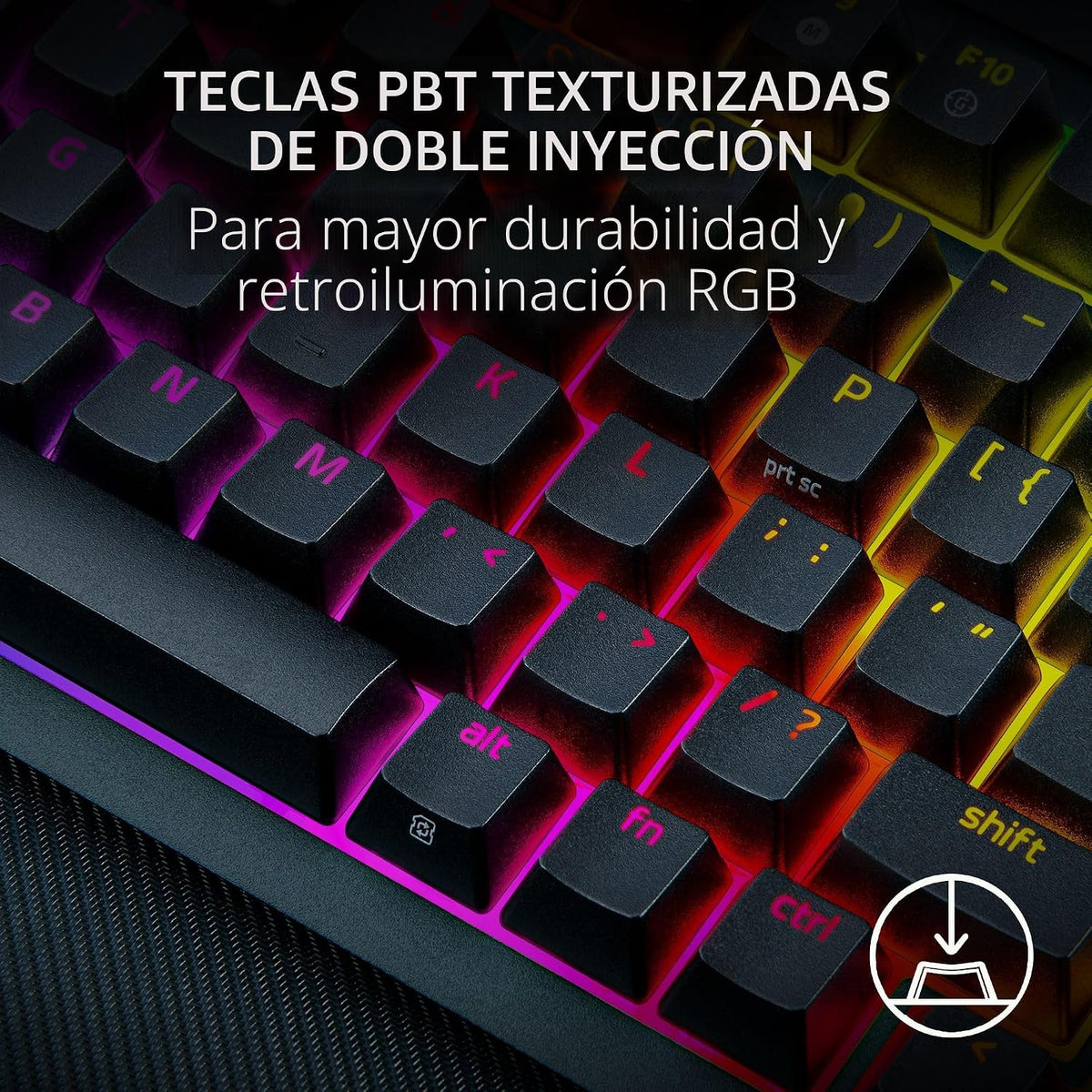 Razer Teclado inalámbrico BlackWidow V4 Pro 75% para juegos: pantal...