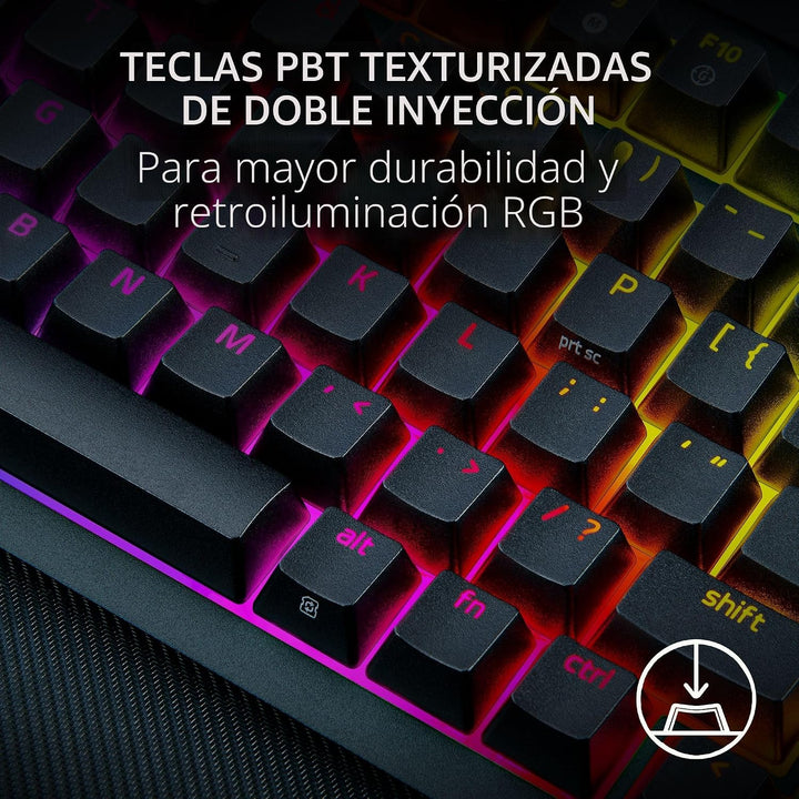 Razer Teclado inalámbrico BlackWidow V4 Pro 75% para juegos: pantal...