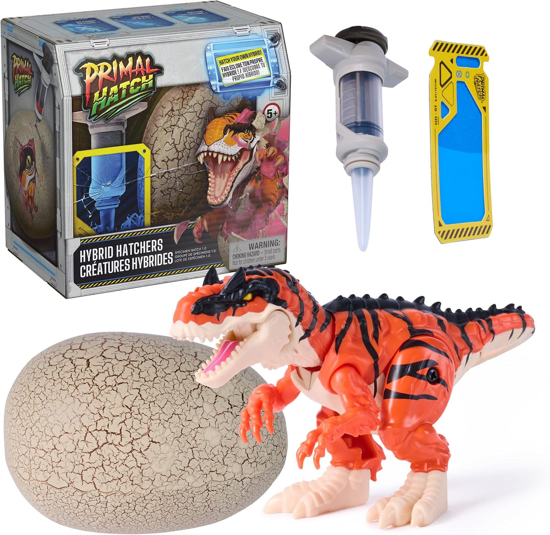 Primal Hatch Hatchers - Juguete híbrido de dinosaurio y