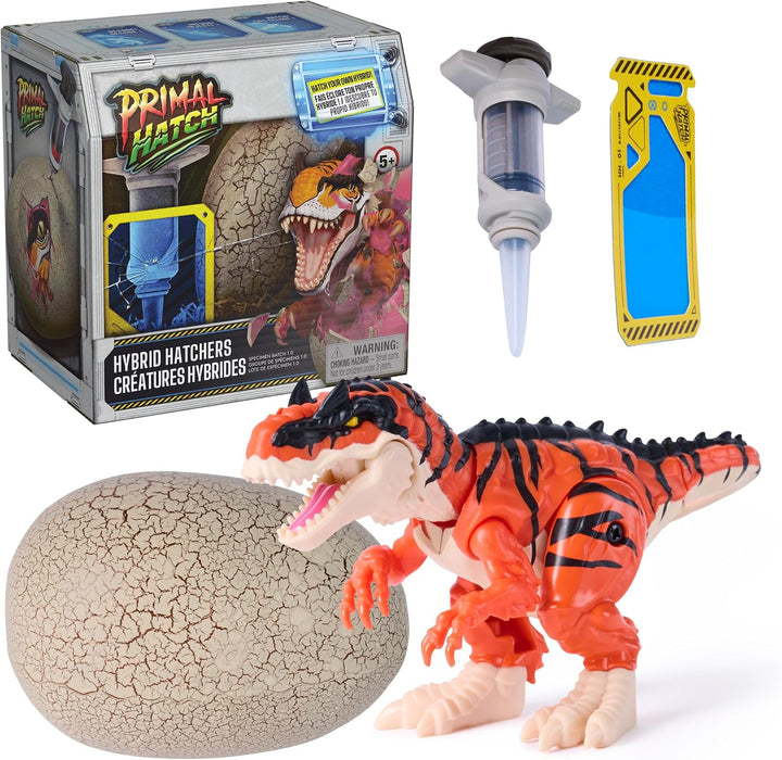 Primal Hatch Hatchers - Juguete híbrido de dinosaurio y