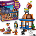 LEGO Fortnite Durrr Burger Restaurant - Juego de construcción de videojuegos para niños y niñas, a partir de 10 años - Fortnite Minifigures Beach Boss, Grimy y más - Idea de regalo para cumpleaños y fanáticos de los juegos - 77076