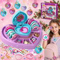 Kit de fabricación de joyas para niñas, kit de manualidades de dijes de