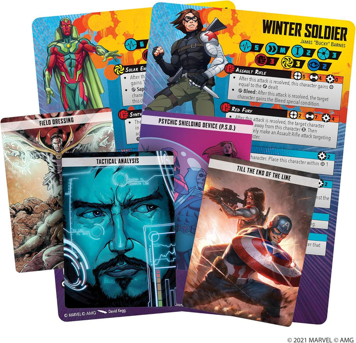 Marvel Crisis Protocol Vision y Winter Soldier - Paquete