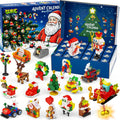 Calendario de Adviento de Navidad 2026, 24 mini adornos de construcción