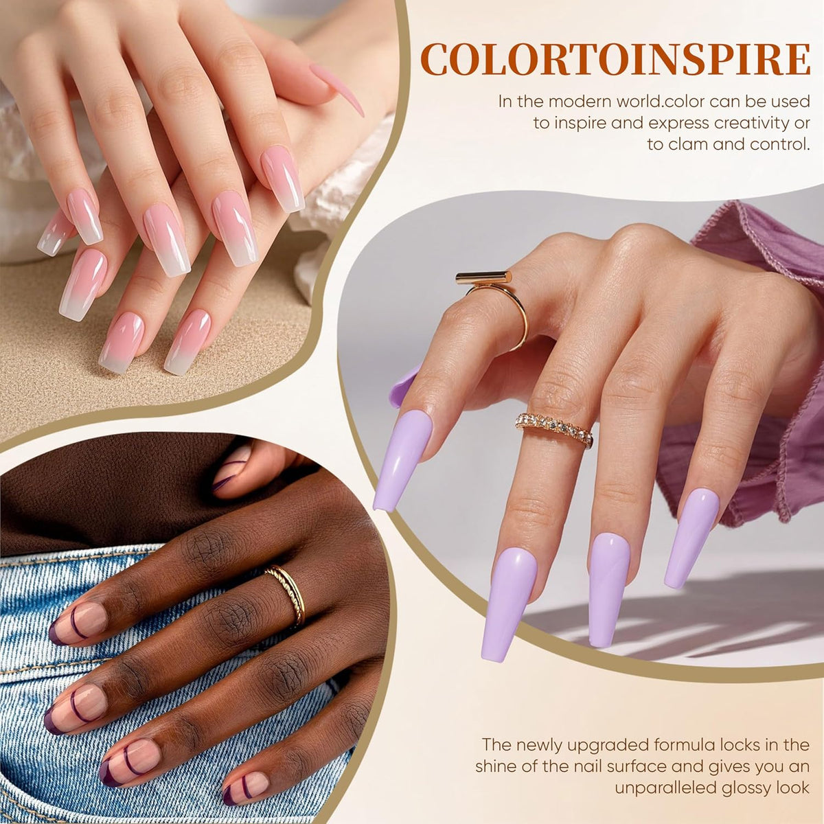 Kit de esmalte de uñas de gel YALSYNY, con secador de uñas LED UV,...