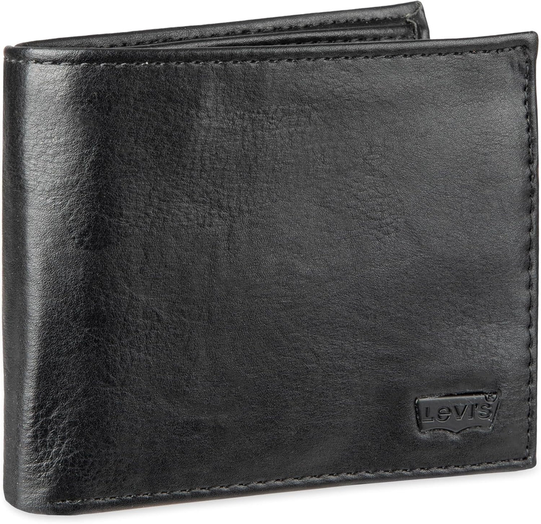 Levi's Cartera delgada para hombre con capacidad extra y bloque...