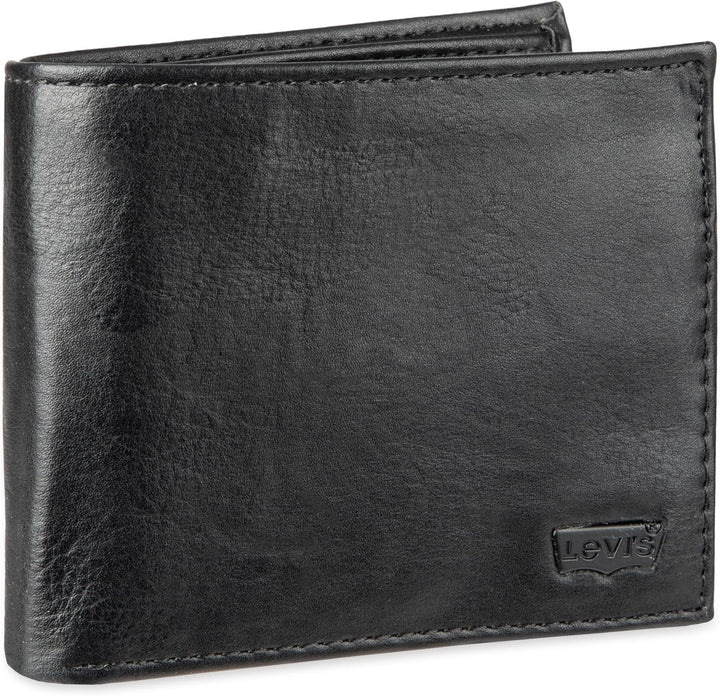 Levi's Cartera delgada para hombre con capacidad extra y bloque...