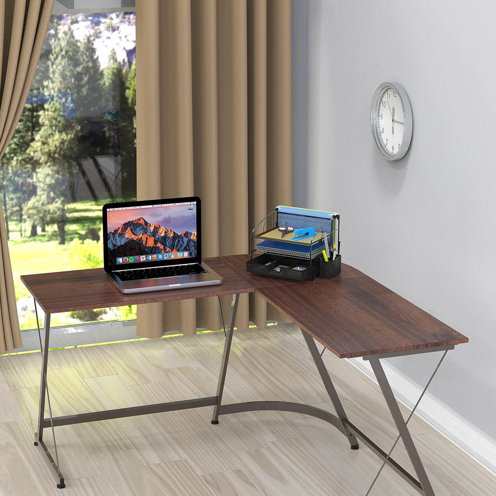 Simple Houseware Organizador de escritorio de 3 niveles con cajón