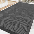 Amyracel Tapete para puerta delantera, 3 x 4 pies, resistente e impermeable