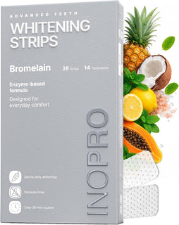 InoPro Kit de tiras blanqueadoras de dientes naturales 14 tratamien...