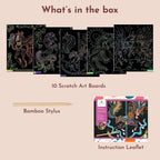 Sycomore ARTISSIMO-Scratch Hair Art y Unicornios, CREA014