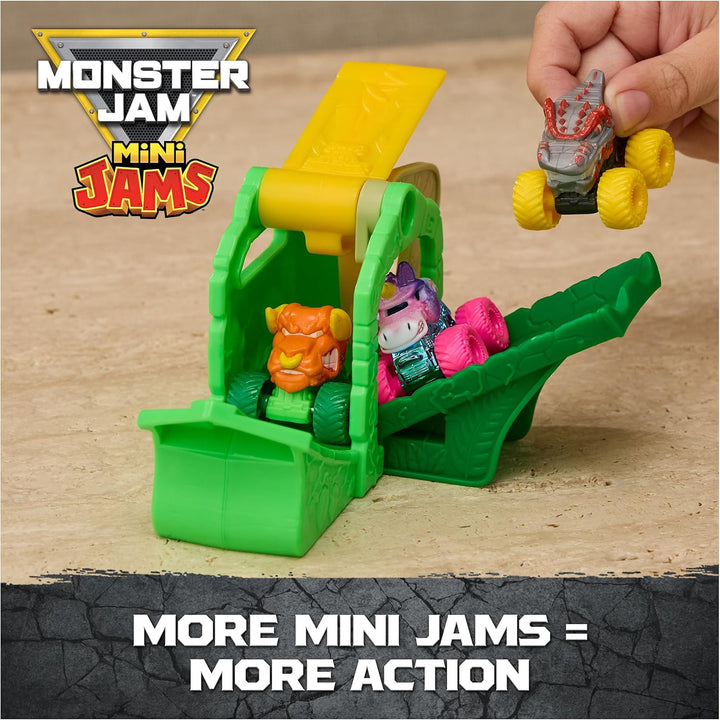 Monster Jam Mini Jams, Crash &amp; Crumble Skull Escape Playset, 2...
