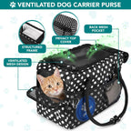 PetAmi Bolsa de transporte para perros pequeños con bolsillos