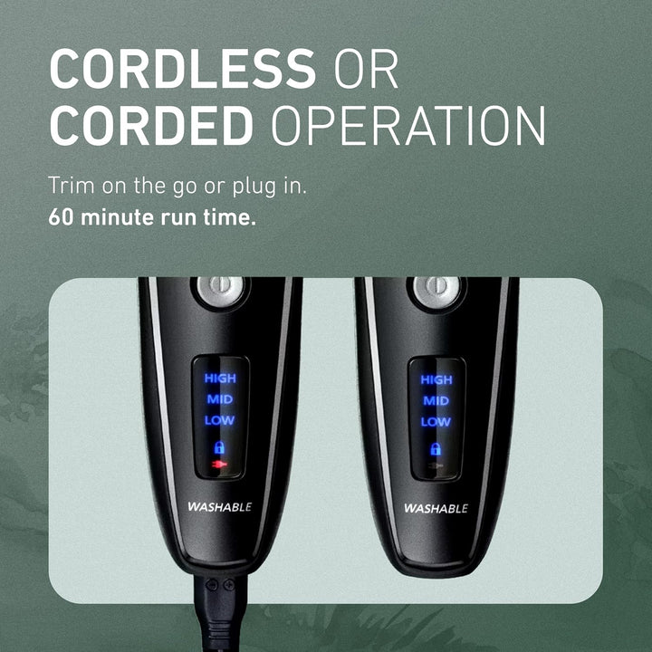 Panasonic Recortadora de barba para hombres inalámbrica de precisió...
