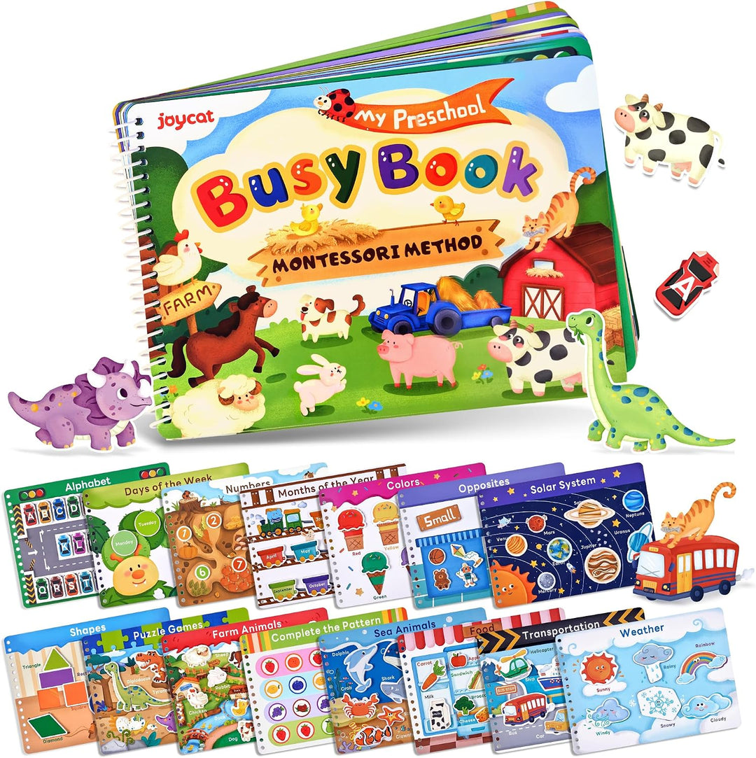 JoyCat - Libro de actividades preescolares para niños pequeños de 3...