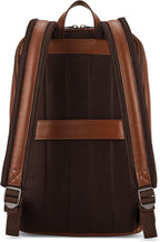 Samsonite Mochila delgada clásica de cuero