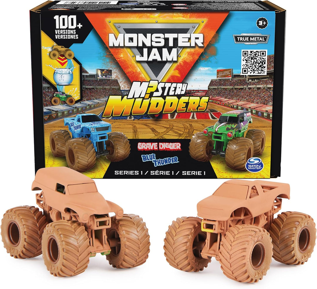 Monster Jam Mystery Mudders - Paquete de 2 camiones