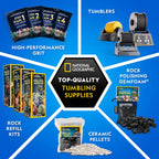 NATIONAL GEOGRAPHIC - Kit de repuesto para vaso de roca y medios - Kit de