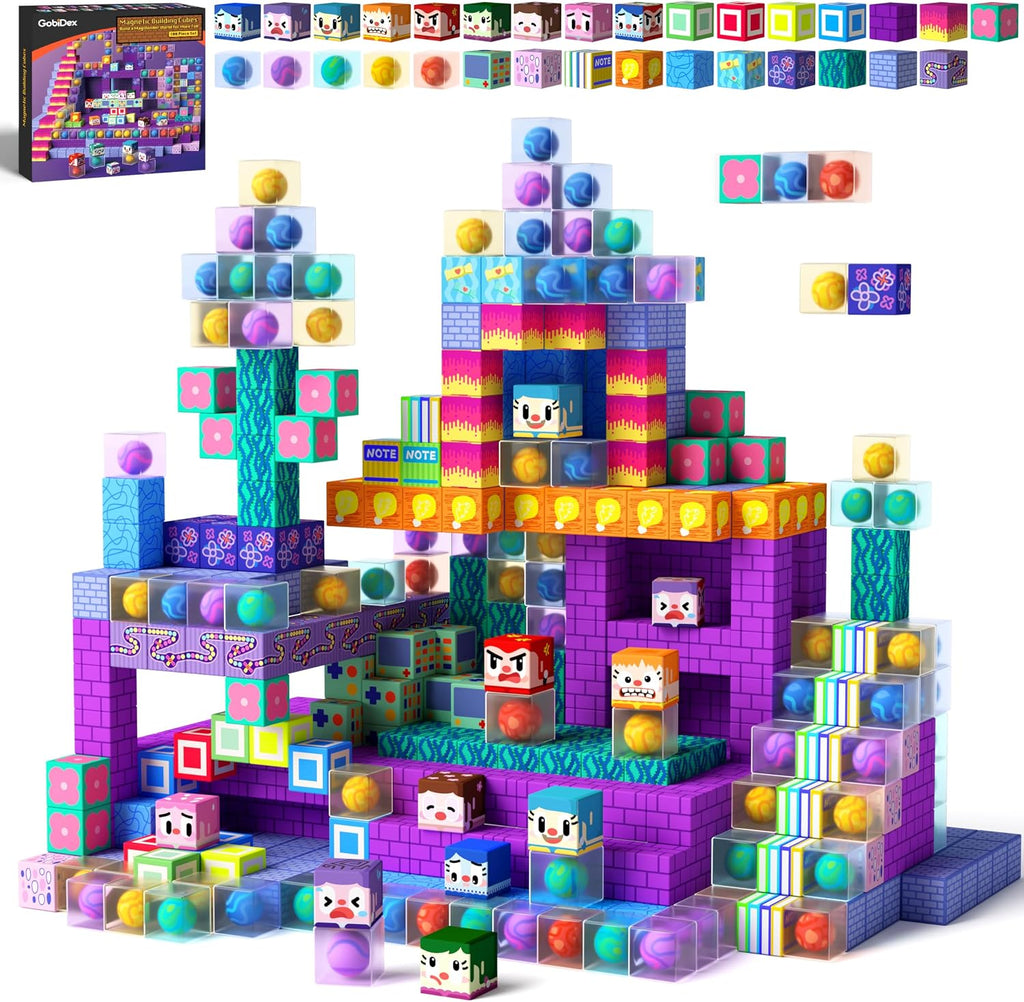 GobiDex - Bloques de construcción magnéticos para niños