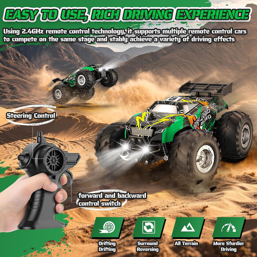 Coche de control remoto resistente todo terreno RC camión para