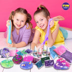 Kit de Slime de Unicornio Esponjoso para Niñas, FunKidz Regalo de Slime de Nube para Mayores de 6 Años, Divertido Kit de Fabricación de Slime, Impresionante Juguete para Manualidades, Ideas de Regalo