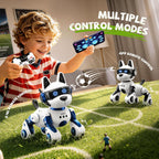 Perro robot inteligente, 2.4GHz control remoto robot perro juguetes para