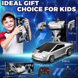 Transform RC Cyber Pickup Truck Car Robot Toy para niños, auto de c...